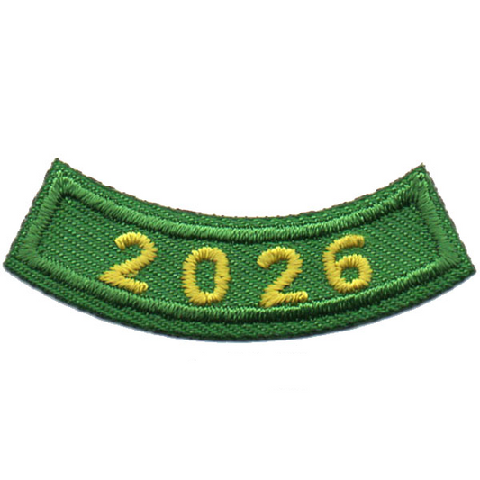 2026 Green Year Rocker Patch