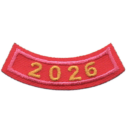 2026 Pink Year Rocker Patch