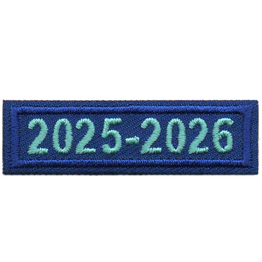 2025-2026 Blue Year Bar Patch Iron On