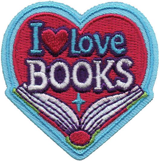 I Love Books Patch