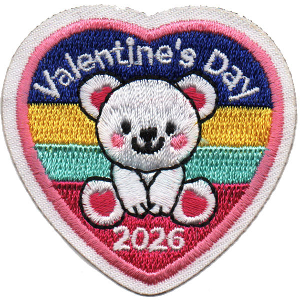 Valentine’s Day 2026 (Bear) Patch Iron On