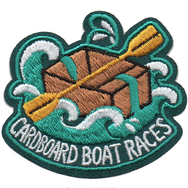Cardboard Boat Races Patch (New)