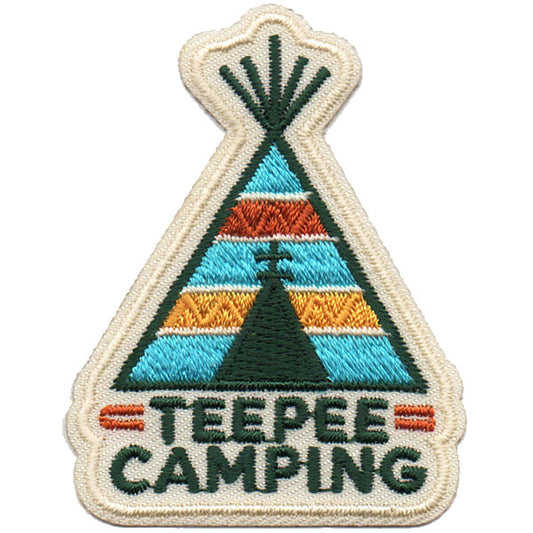 Tee Pee Camping Patch