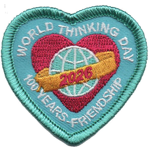 2026 World Thinking Day 100 Years Patch