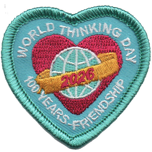 2026 World Thinking Day 100 Years Patch