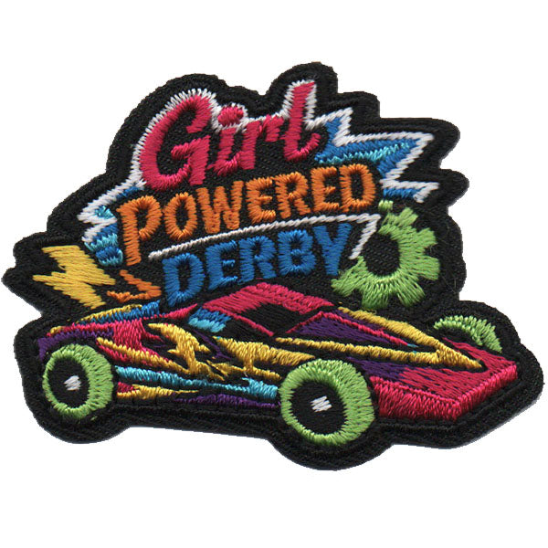 Girl Powered Derby Patch Iron On
