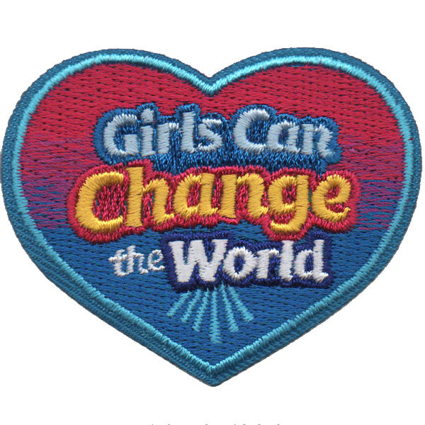 Girls Can Change the World Patch