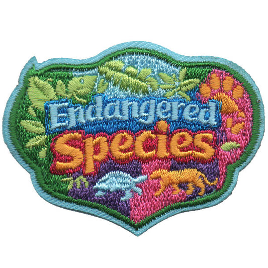 Endangered Species Patch Iron On