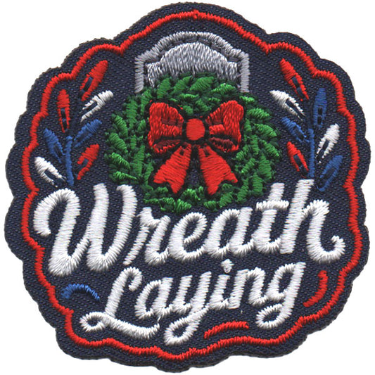 Wreath Laying Patch 7702