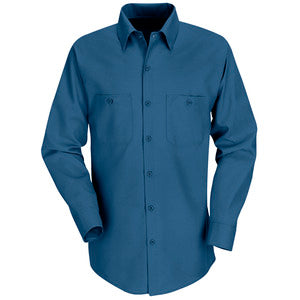 Red Kap Long Sleeve Industrial Work Shirt SP14 - Charcoal