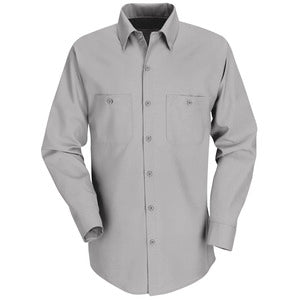 Red Kap Long Sleeve Industrial Work Shirt SP14 - Charcoal