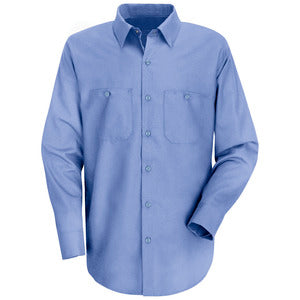 Red Kap Long Sleeve Industrial Work Shirt SP14 - Charcoal
