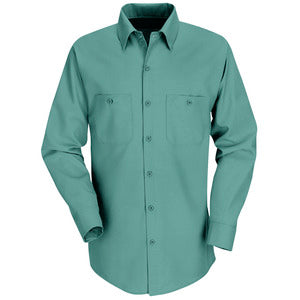Red Kap Long Sleeve Industrial Work Shirt SP14 - Charcoal