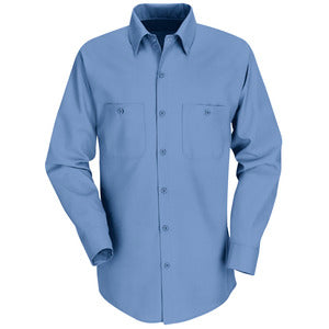 Red Kap Long Sleeve Industrial Work Shirt SP14 - Charcoal