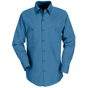 Red Kap Long Sleeve Industrial Work Shirt SP14 - Charcoal