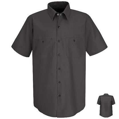 Red Kap Short Sleeve Industrial Work Shirt