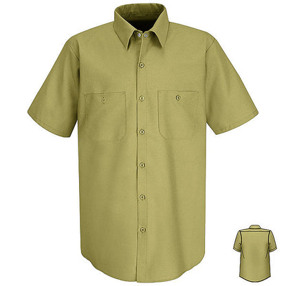 Red Kap Short Sleeve Industrial Work Shirt