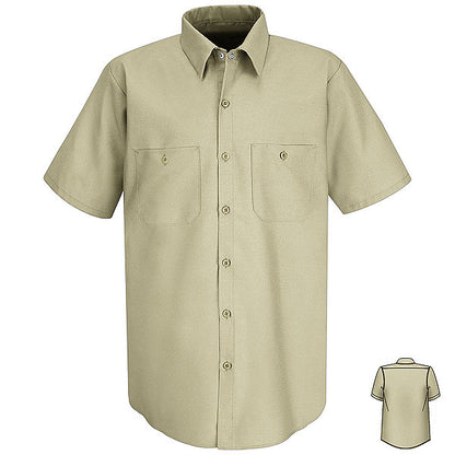 Red Kap Short Sleeve Industrial Work Shirt