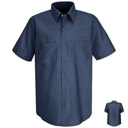 Red Kap Short Sleeve Industrial Work Shirt