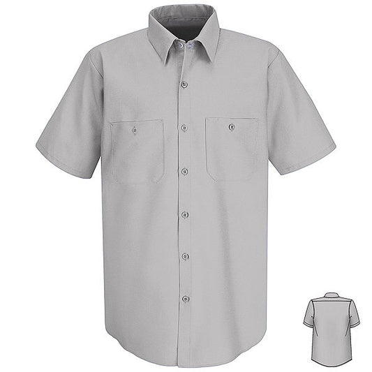 Red Kap Short Sleeve Industrial Work Shirt - Basics Clothing Store