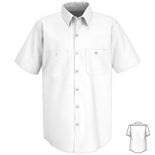 Red Kap Short Sleeve Industrial Work Shirt - Basics Clothing Store