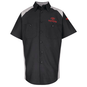 Toyota® Short Sleeve Unisex Industrial Work Shirt - SP28TT