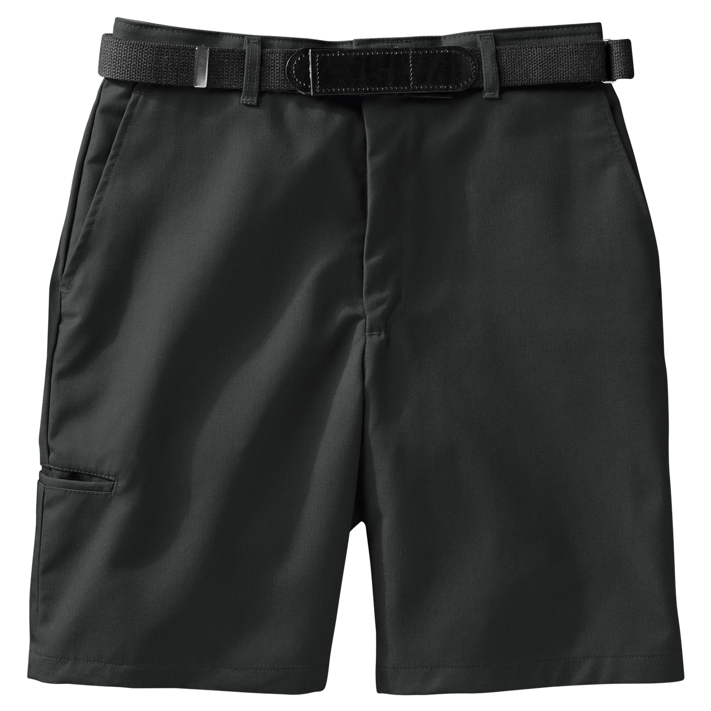 Red Kap Men's Cell Phone Pocket Shorts-Black