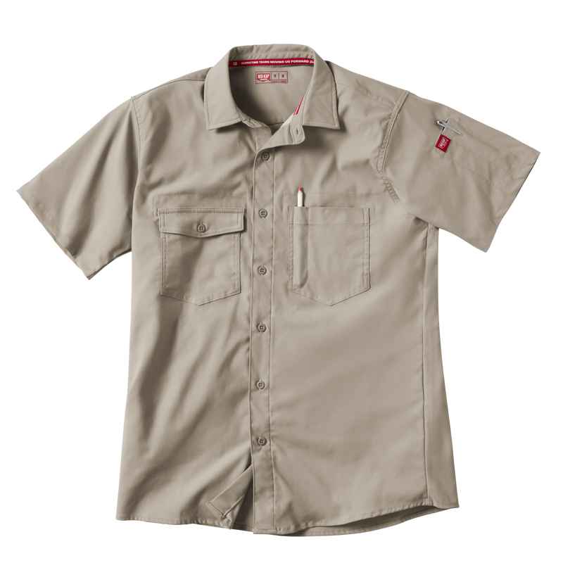 Red Kap Men's Short Sleeve Cooling Work Shirt - Regular