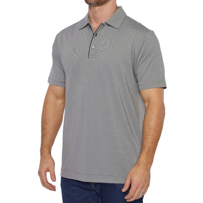 Pro Celebrity Men's Hampton Micro Stripe Polo Shirt - Basics Clothing Store