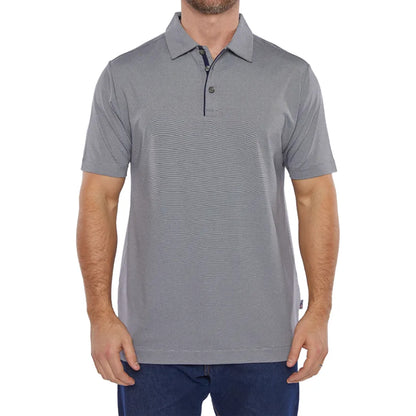 Pro Celebrity Men's Hampton Micro Stripe Polo Shirt