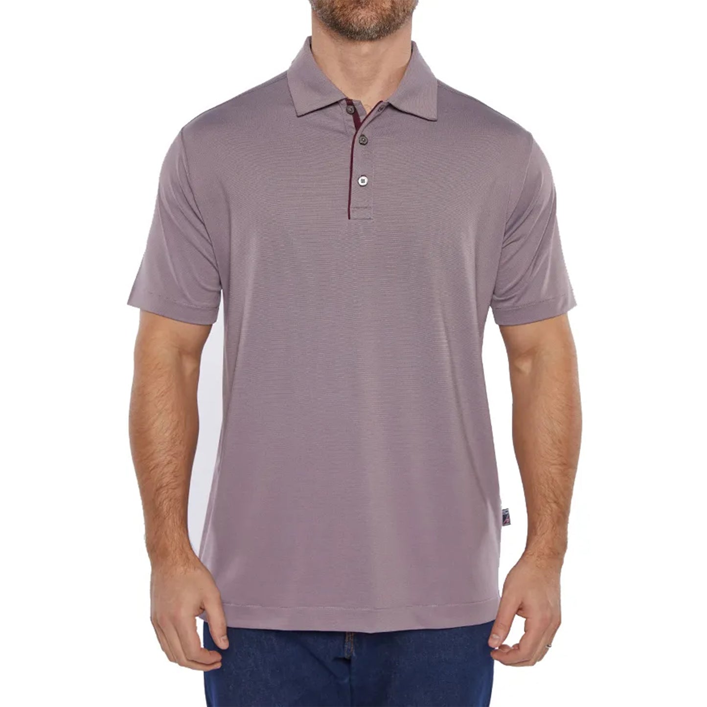 Pro Celebrity Men's Hampton Micro Stripe Polo Shirt - Basics Clothing Store