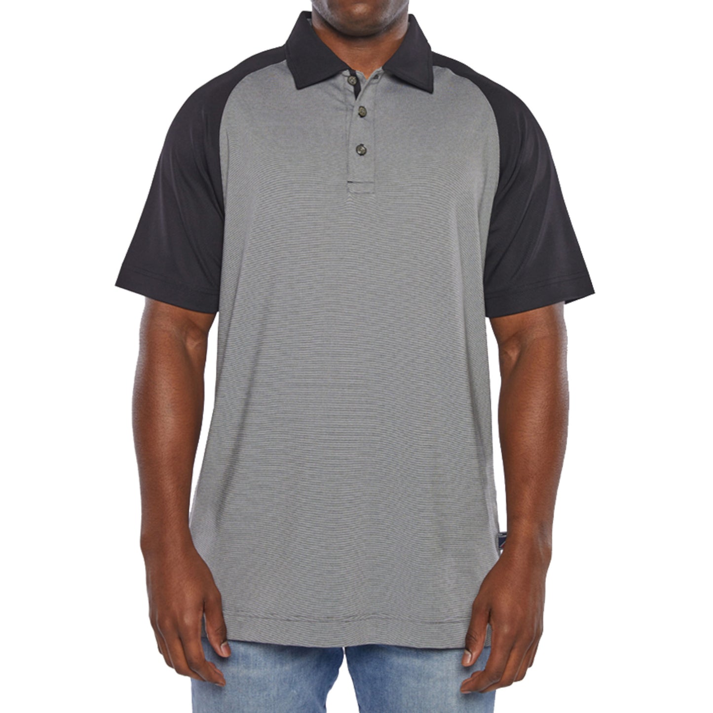 Pro Celebrity Men's Ace Micro Stripe Polo Shirt - Basics Clothing Store
