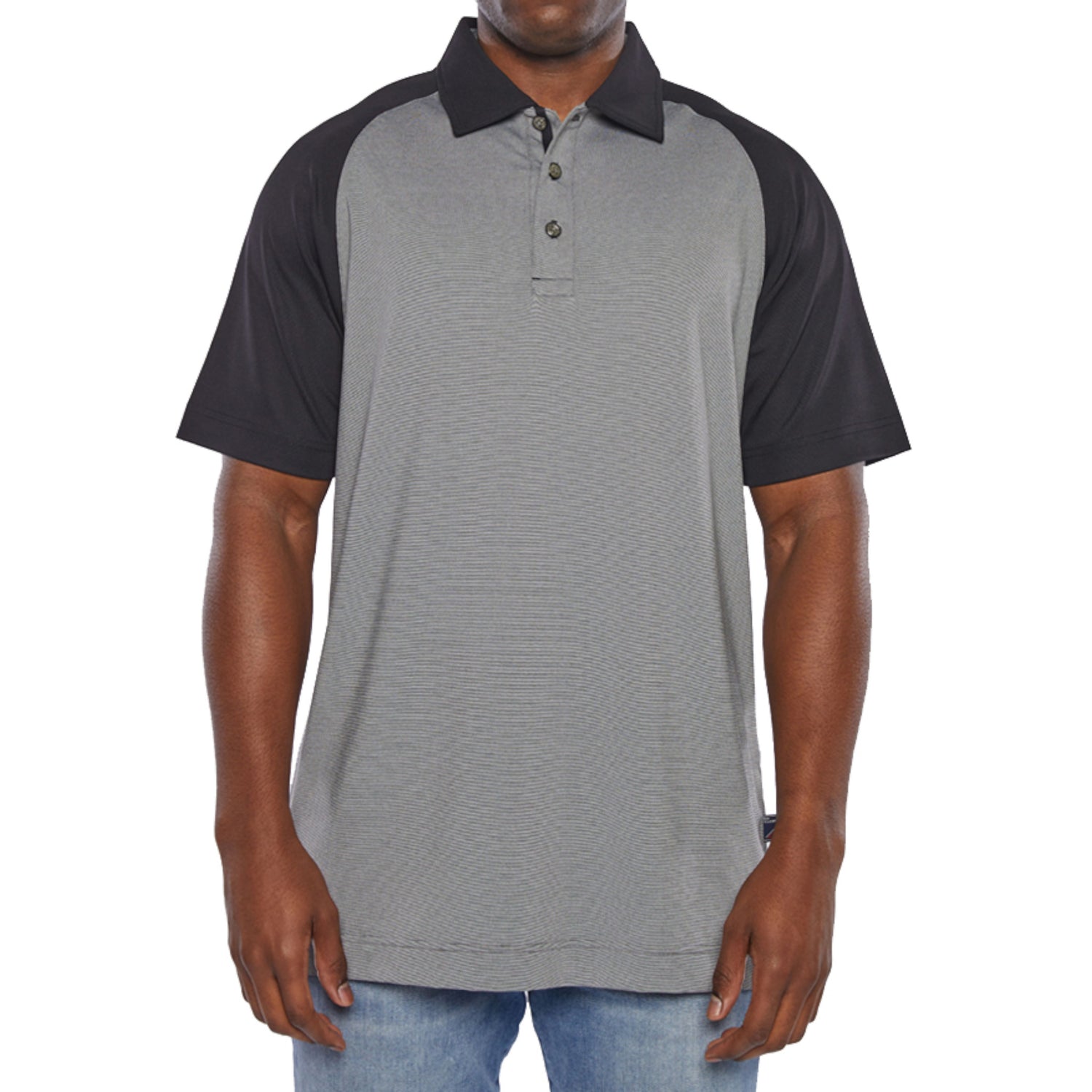 Pro Celebrity Men's Ace Micro Stripe Polo Shirt - Basics Clothing Store