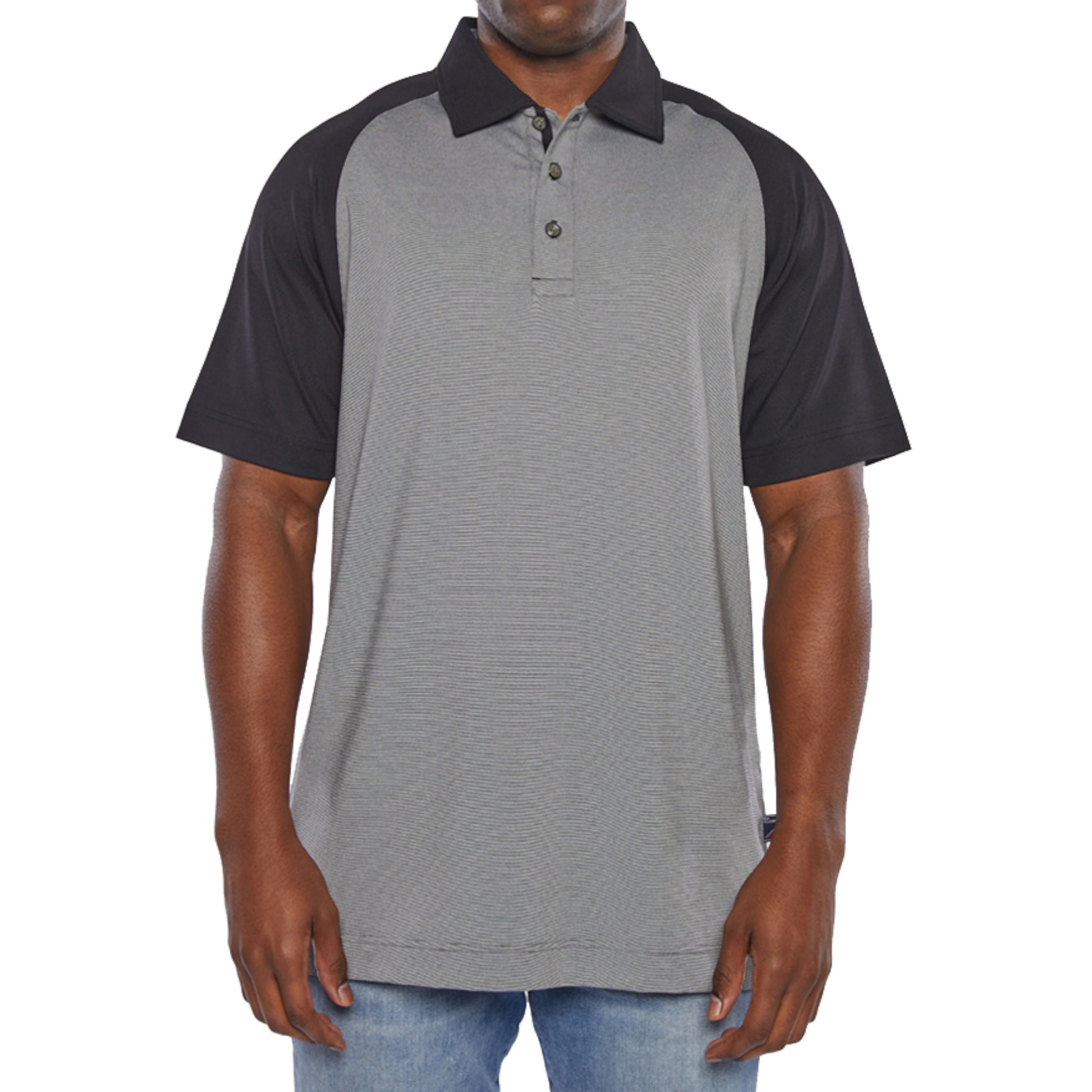 Pro Celebrity Men's Ace Micro Stripe Polo Shirt - Basics Clothing Store