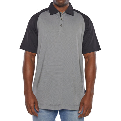 Pro Celebrity Men's Ace Micro Stripe Polo Shirt - Basics Clothing Store