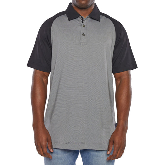 Pro Celebrity Men's Ace Micro Stripe Polo Shirt - Basics Clothing Store