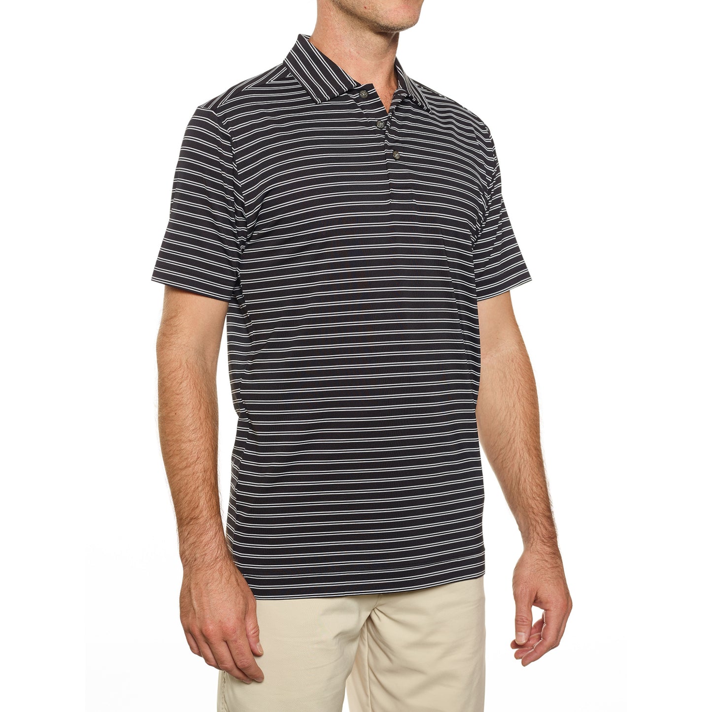 Pro Celebrity Men's Pacific Horizon Stripe Polo Shirt - STP757