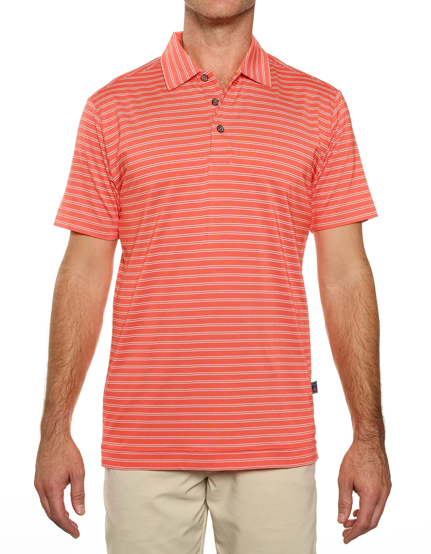 Pro Celebrity Men's Pacific Horizon Stripe Polo Shirt - STP757