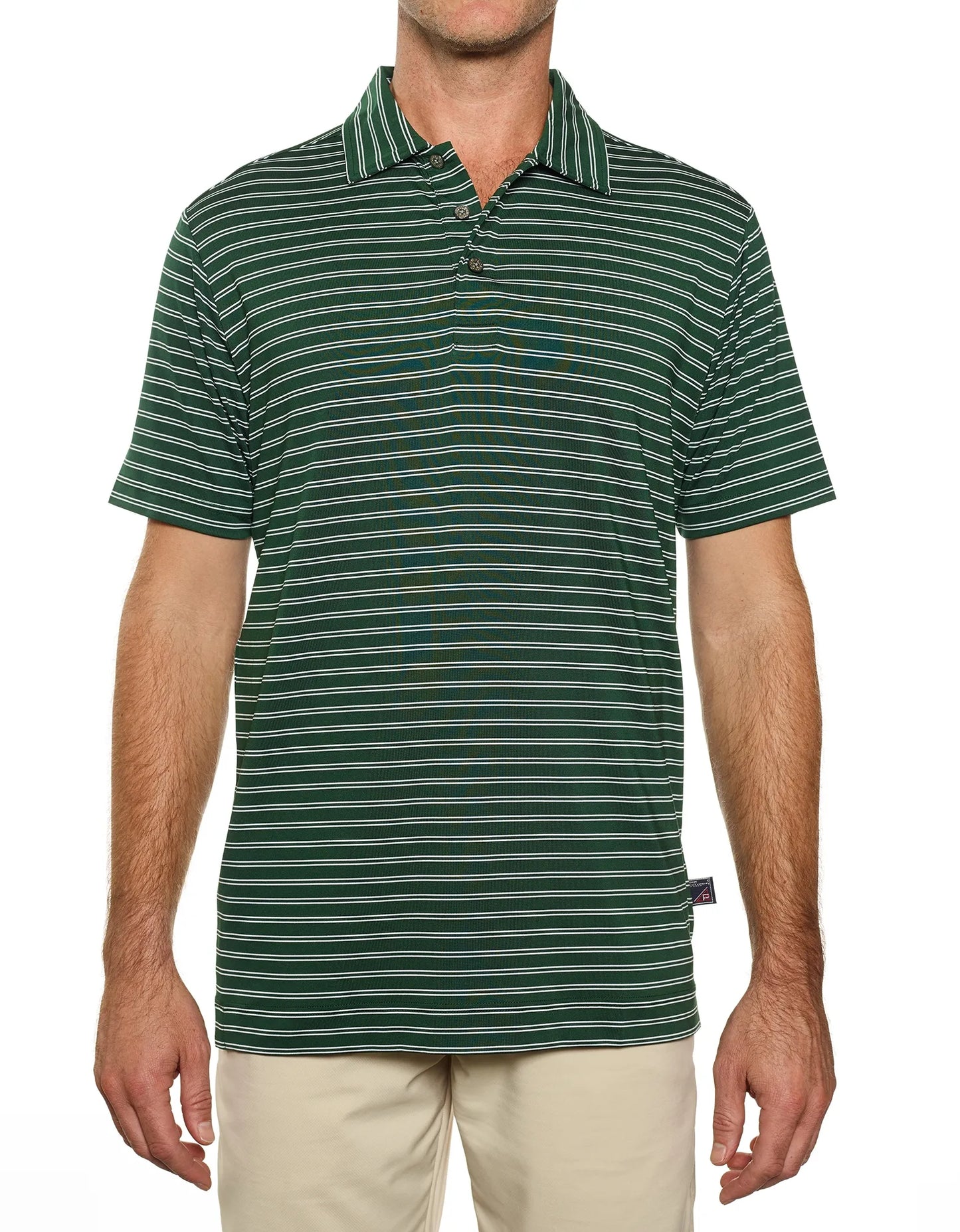 Pro Celebrity Men's Pacific Horizon Stripe Polo Shirt - STP757