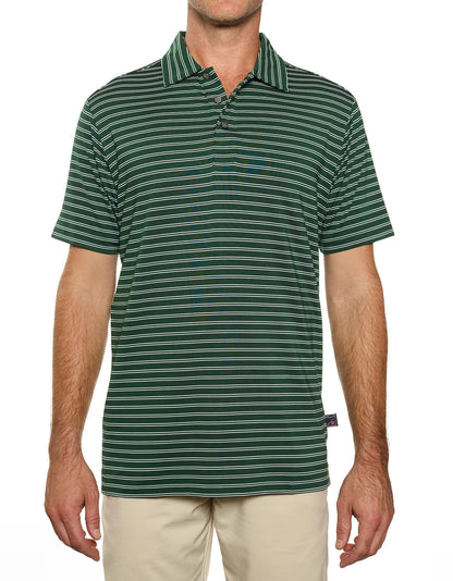 Pro Celebrity Men's Pacific Horizon Stripe Polo Shirt - STP757