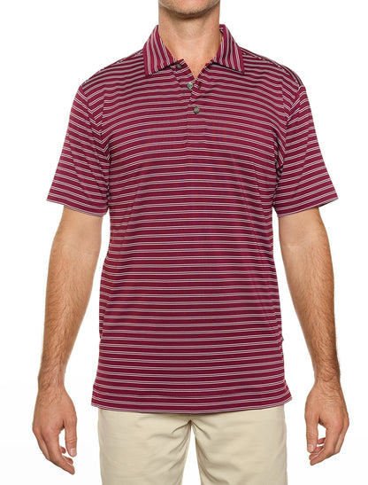 Pro Celebrity Men's Pacific Horizon Stripe Polo Shirt - STP757