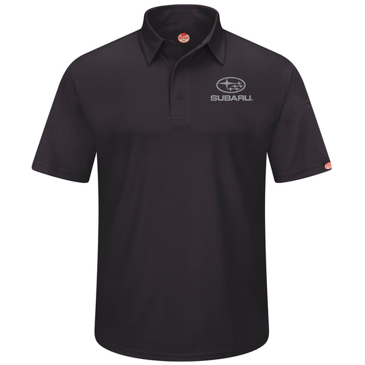 Subaru® Men's Performance Knit Series Pro Polo - Black -SUK0BK