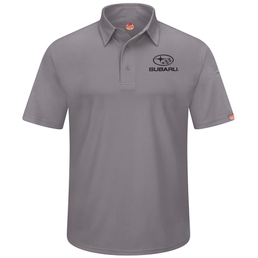 Subaru® Men's Performance Knit Series Pro Polo - Grey - SUK1GY