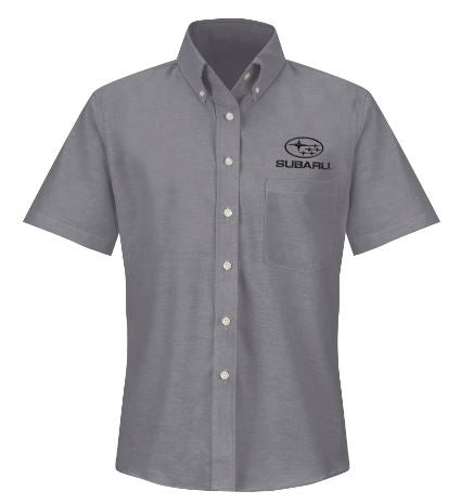 Subaru Women's Short Sleeve Executive Oxford Dress Shirt