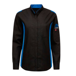 Mopar Women's Long Sleeve Technician Shirt - Black/Royal Blue - SY35MP