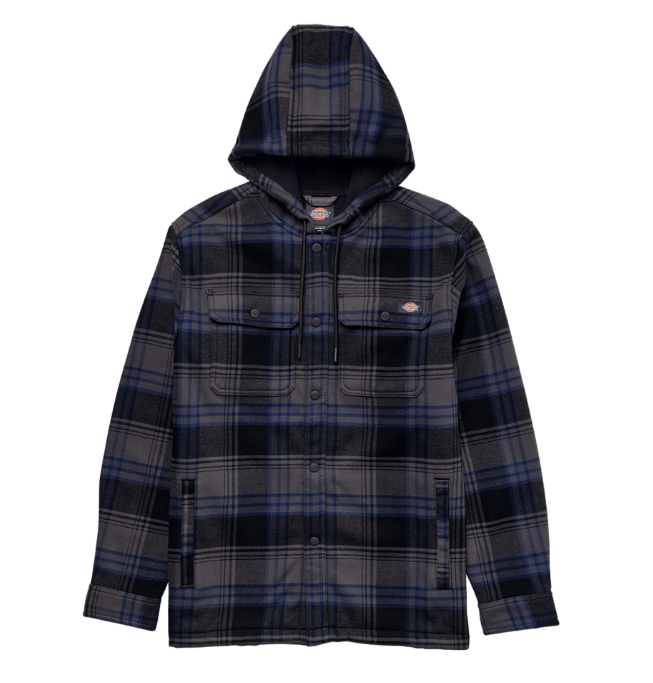 Dickies MENS BONDED SHIRT JACKET-A85X5-0SL(SLATE)/K63-(DECEMBER SKY)