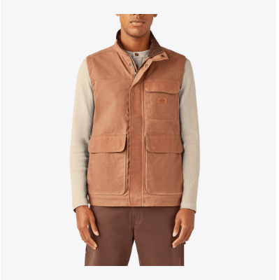 Dickies MENS WAXED VEST-A85XD-G44(ACORN)