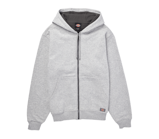 Dickies MENS FULL ZIP THERMAL LINED FLEECE-A85X7-0H2(Heather Grey)