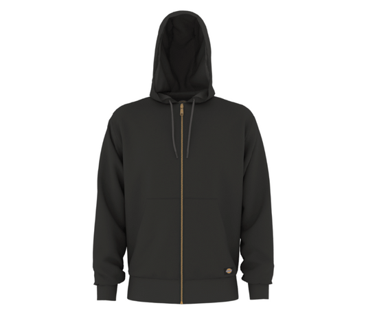 Dickies MENS FULL ZIP THERMAL LINED FLEECE-A85X7-BLK(Black)