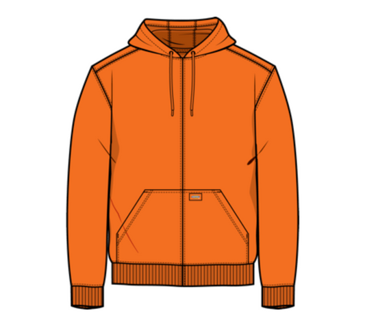 Dickies 保暖内衬羊毛拉链连帽衫
